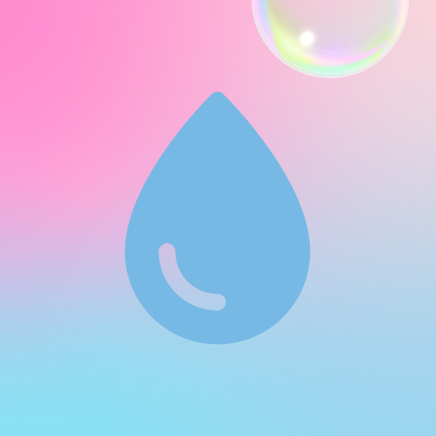 imagen de gota azul